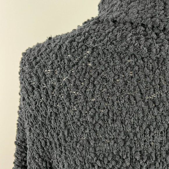 NWT BOBEAU Black Teddy Bear Turtle Neck Sweater (M) - Picture 5 of 8